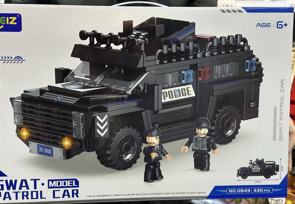 Klocki SWAT Model Patrol Car 430 el. + Figurki