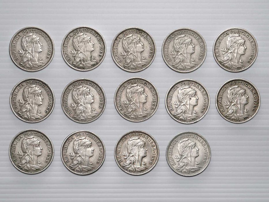 Lote de 14 Moedas 50 Centavos 1965