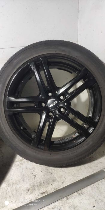 Koła 225/50R17 FULDA 5x112 RIAL zimowe alusy 17 4szt czarne jak NOWE