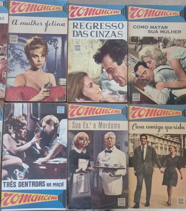 Livros Romancine dos anos 60