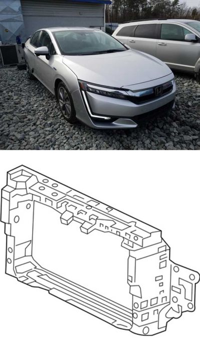 Передня панель, телевізор Honda Clarity Plug-In Hybrid 2018-2021 USA новий оригінал в наявності та під замовлення