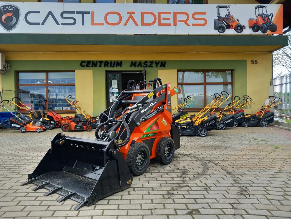 CAST SSQ ECO  WorkyQuad - mini ładowarka burtowa elektryczna (płyta MultiOne, AVANT)