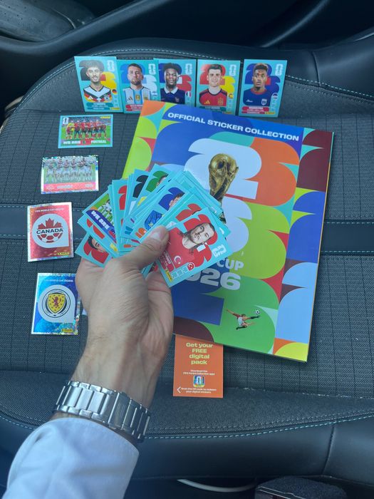 Caderneta + Cromos Mundial 2026 Panini