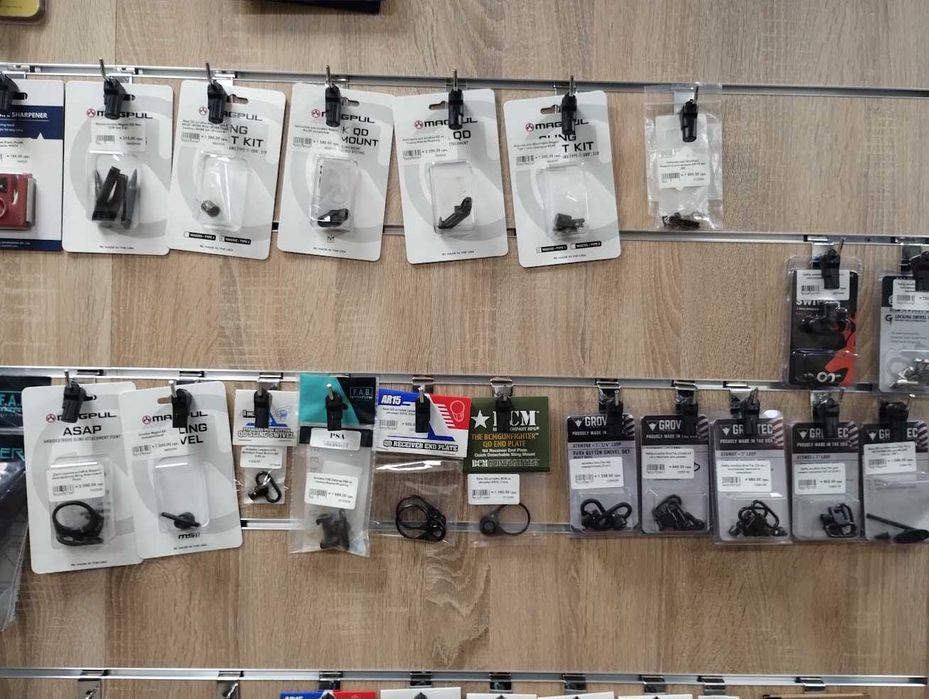 Антабки быстросъемные, QD антабки, база под антабку на M-Lock Picatini
