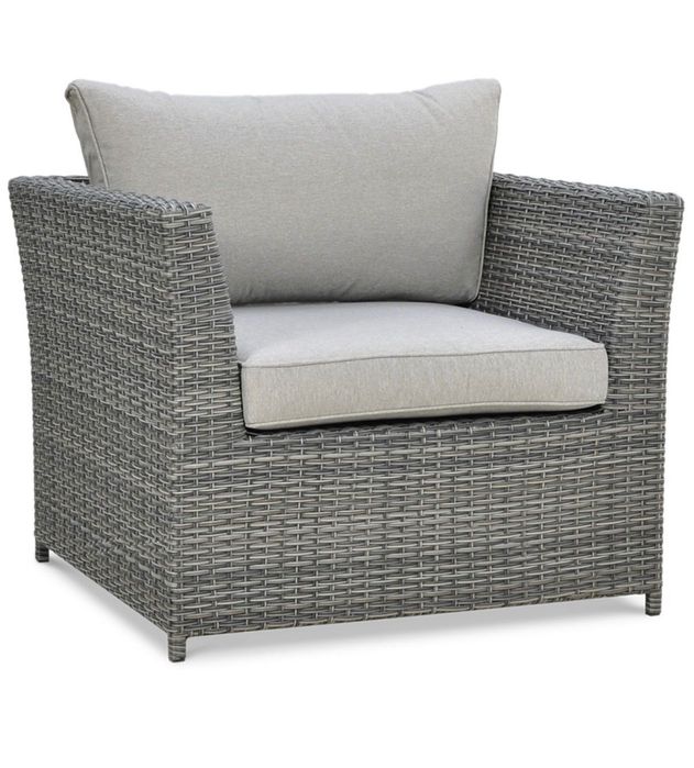 Narożnik technorattan MONIZ DINING PLUS Dark Grey