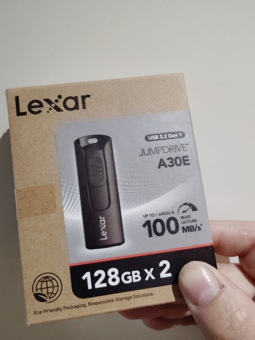 Pamięć lexar A30E 2x 128GB USB 3.2Gen1 do 100Mb/s prędkości