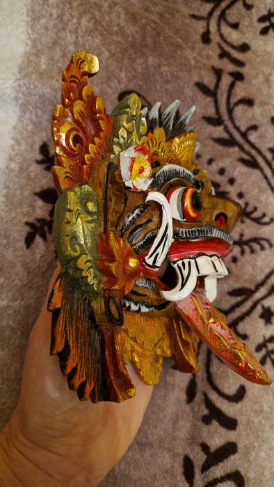 Drewniana maska Bali handmade