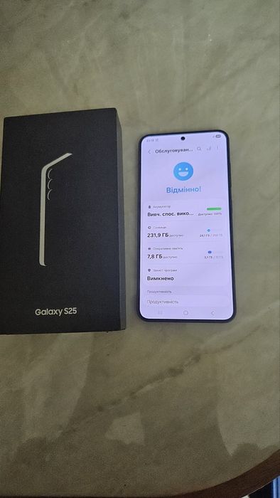 Samsung s25 12/256gb,2 sim ,Європа,36 циклів.