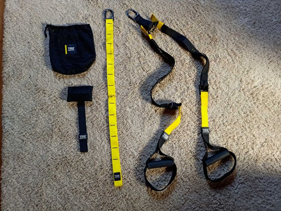Zestaw taśm TRX czarno-żółty