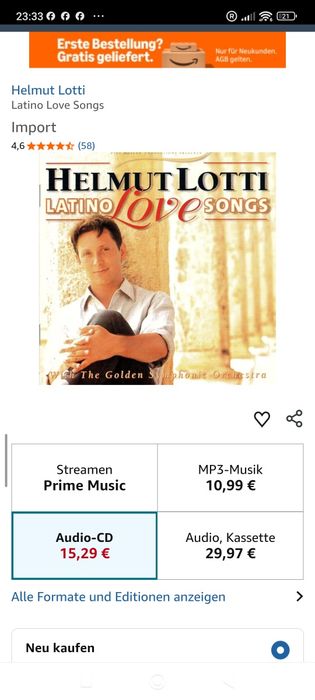 Диски CD Helmut Lotti , и музыка  Кантри