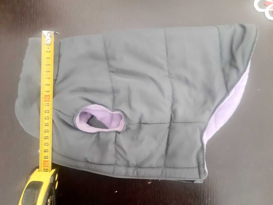 Ubranko dla psa małej rasy, ocieplane, dwustronne