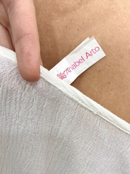 Парео біле Anabel Arto розмір M-L