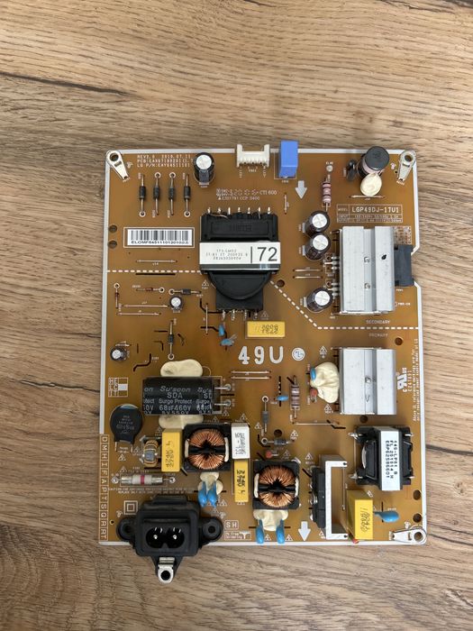 Placa alimentacao/driver LG 49UN71006LB