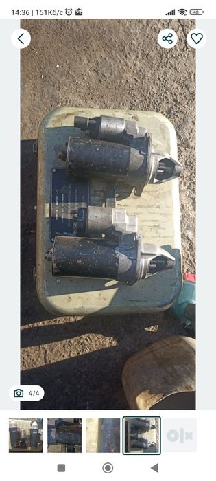 Стартери 2109 21099 2110 нові і бу Bosch Passat  vw Passat, Renault,