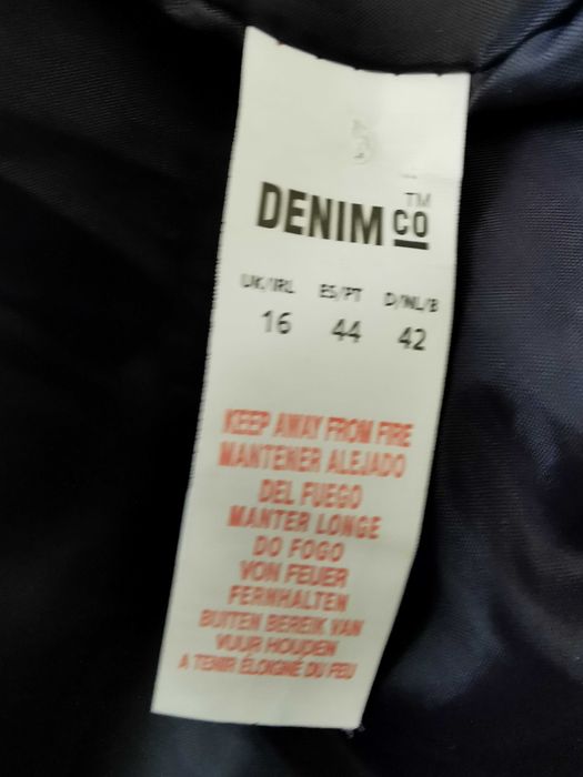 DENIM CO. -Bezrękawnik, Kamizelka Puchowy Kaptur L