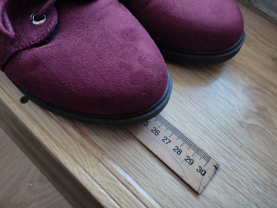 Туфлі + сумка кольору марсала