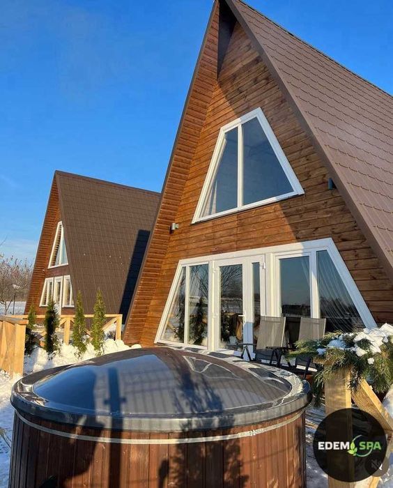 Чан на дровах від Виробника. Купіль з підігрівом і джакузі.