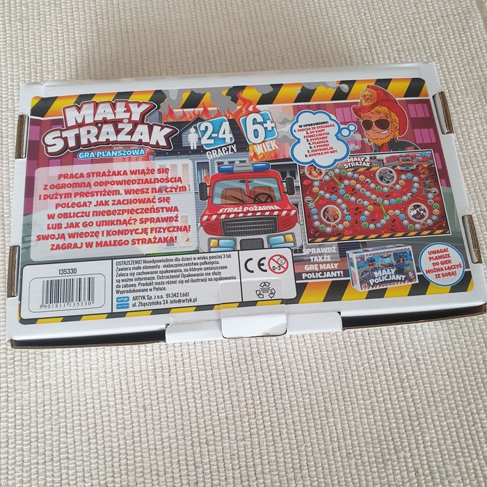 Gra planszowa Mały Strażak