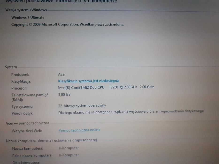 Laptop Dell LATITUDE E5400