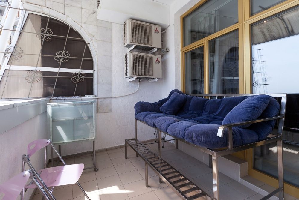 Апартаменты на 4человека, Аркадия, вид на море