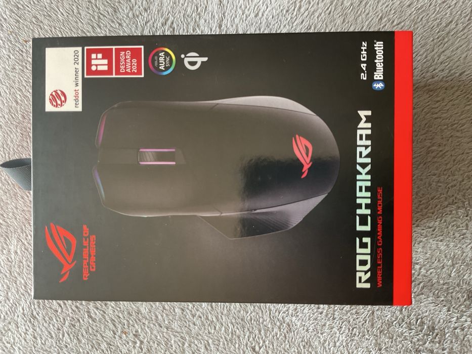 Rato Óptico Asus ROG Chakram RGB Wired/Wireless 16000DPI