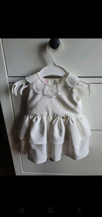 Sukienka LA MERE r. 62 na chrzest