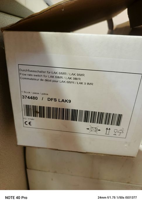 Przełącznik przepływu Dimplex DFS LAK9- 374480