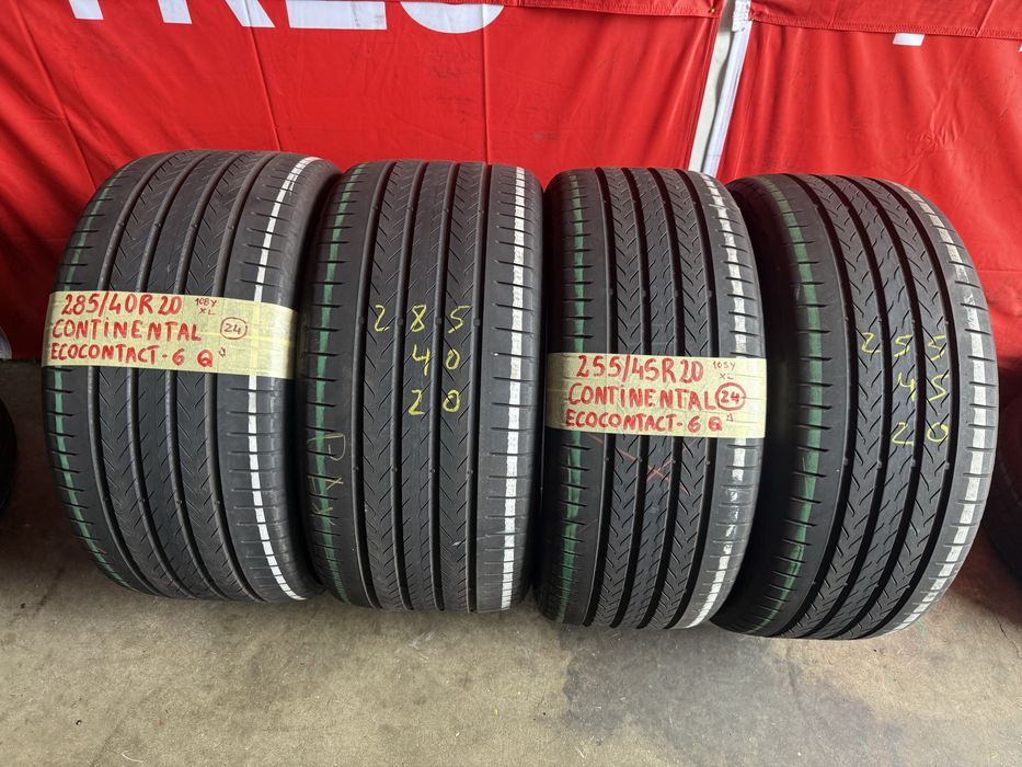 Pneus 255/45/20 + 285/40/20 Continental Todos iguais