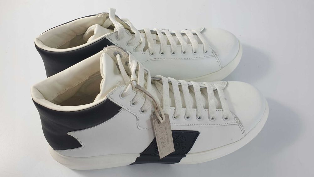 Buty Męskie GUESS Salerno Mid FM5SAM LEA12 Białe rozmiar 42