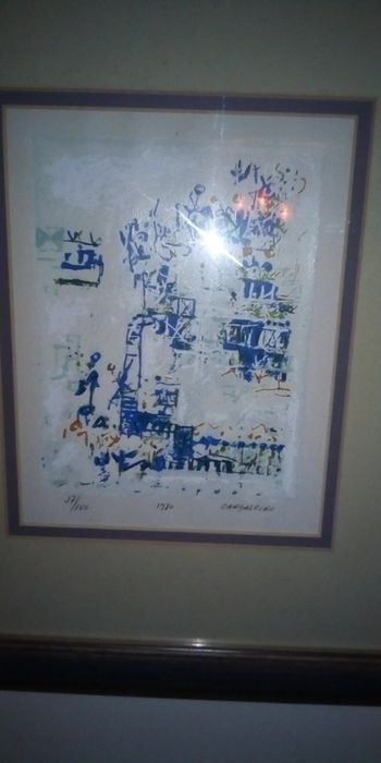 Serigrafia do artista Cargaleiro