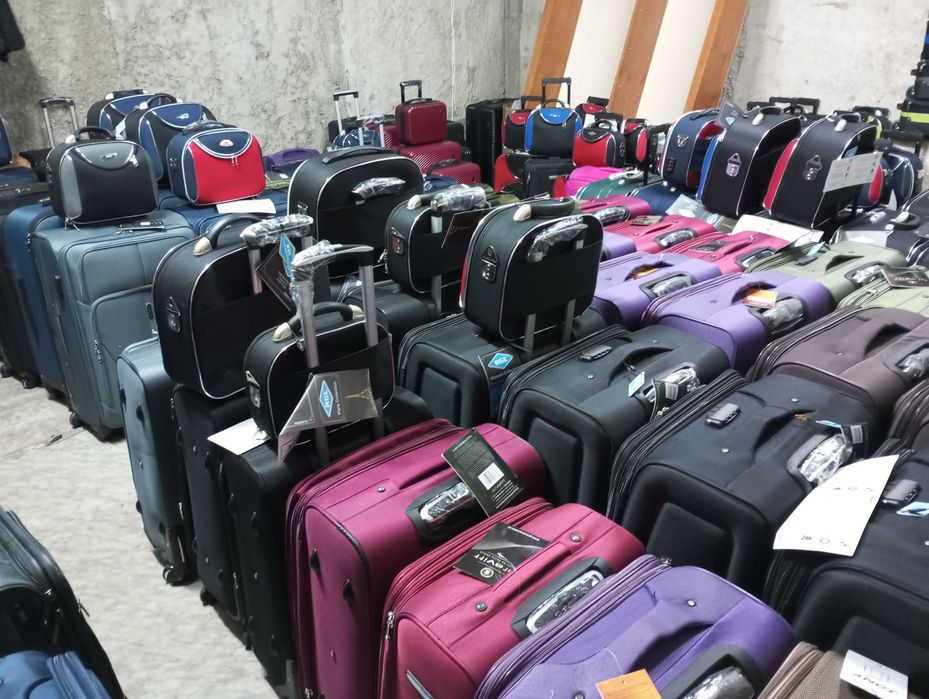 walizki średnie xl na 4 kołach z grubej codury podróżne