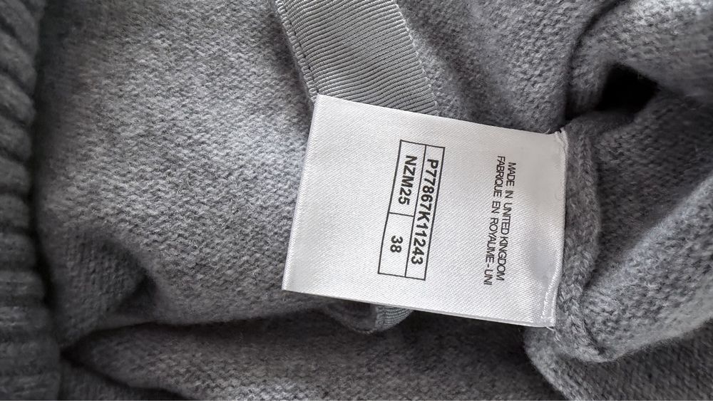 Sweter Chanel Kaszmir Szary