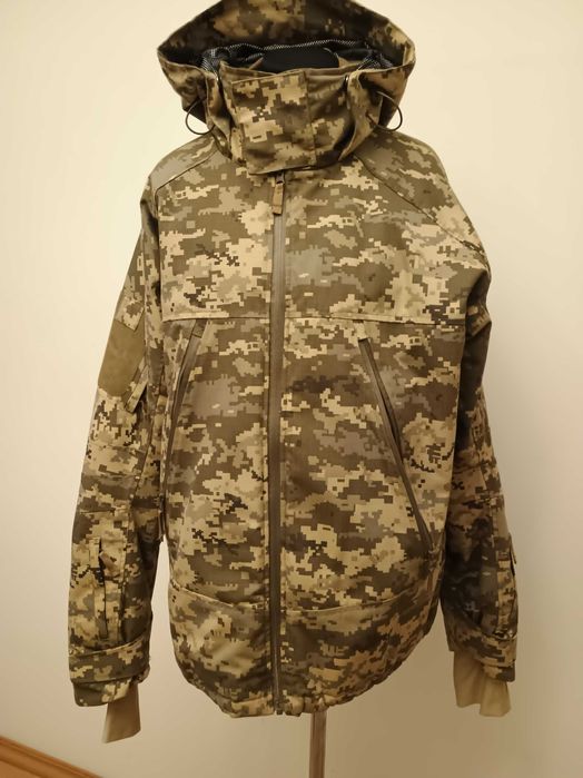 Тактична зимова куртка SoftShell (Піксель ЗСУ)