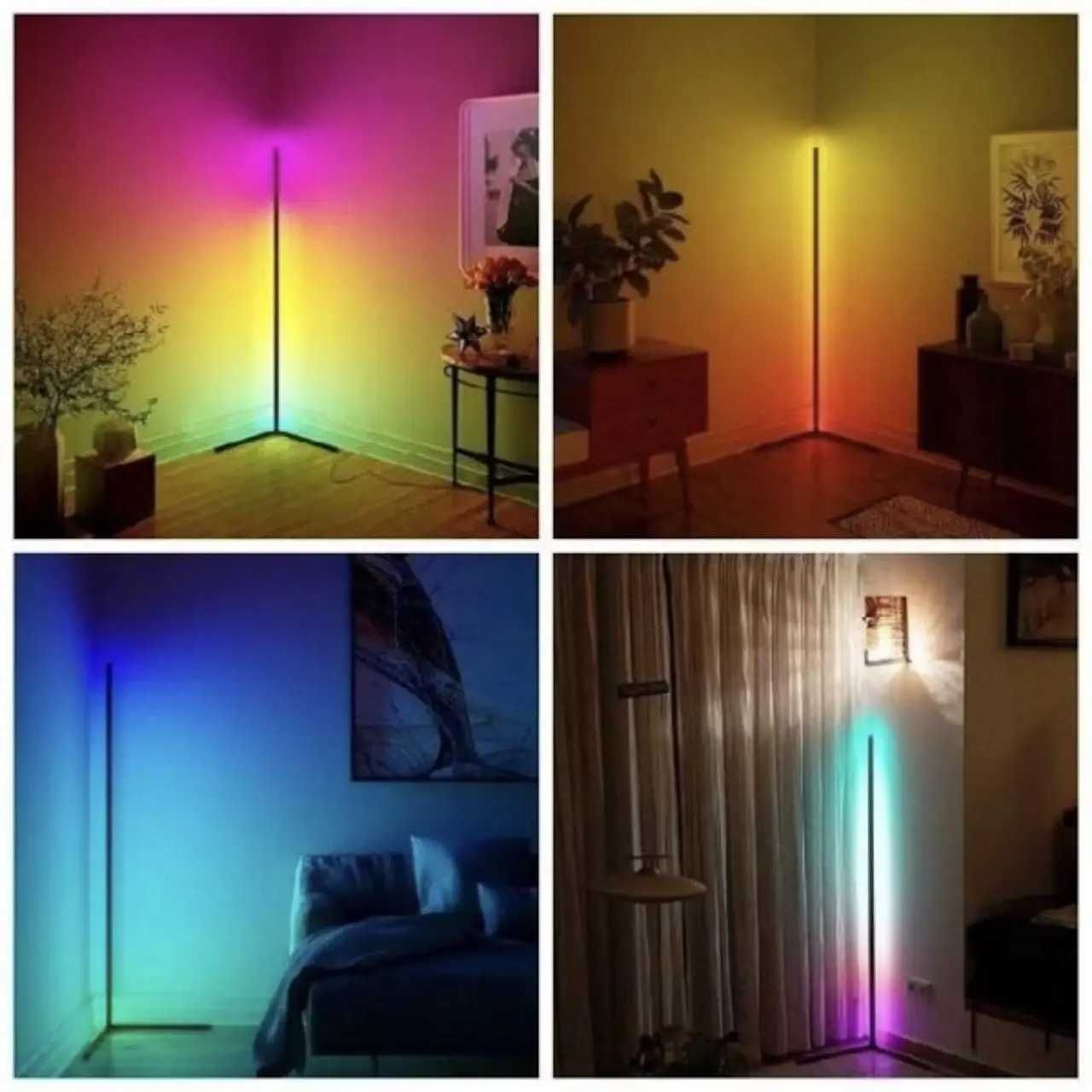 Напольная угловая светодиодная RGB лампа торшер светильник 140 см: 599 ...