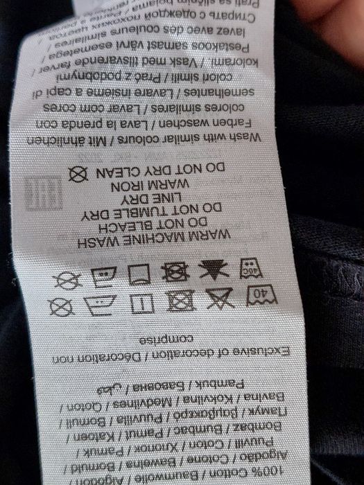 T-shirt, czarny, klasyczny, bawełna. Jack & Jones. L