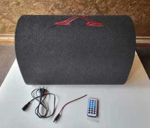Сабвуфер колонка активный бочка 1200W 10 дюймов саббуфер. Саб