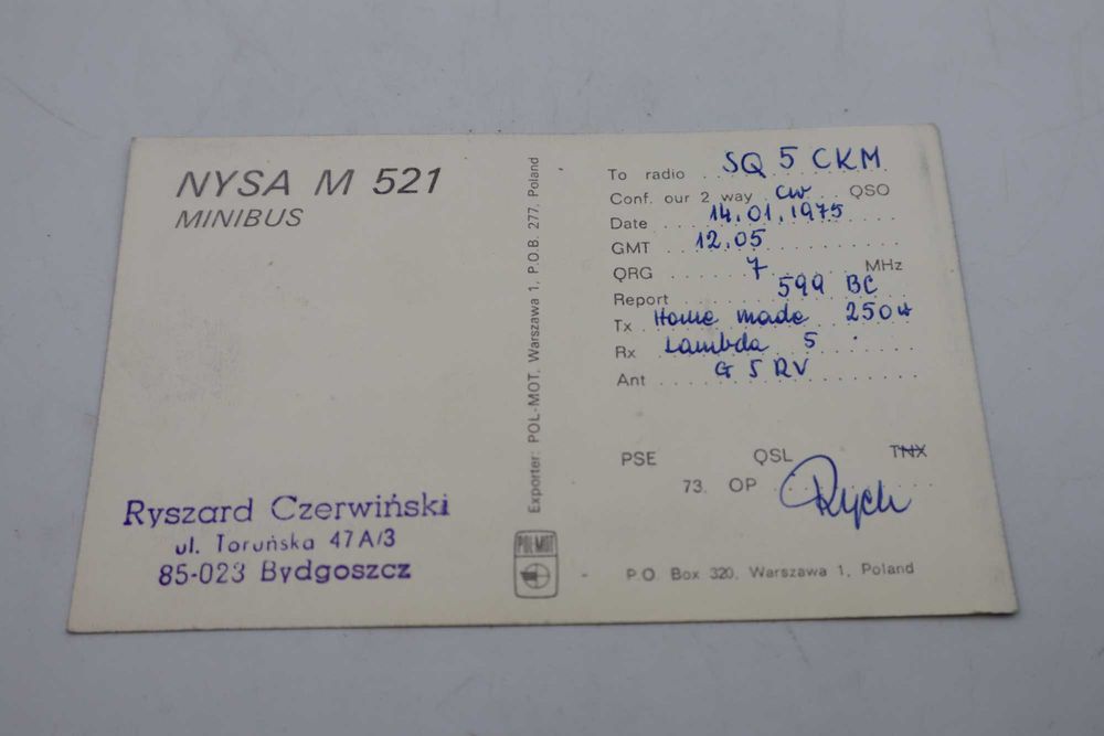 Pocztówka NYSA M 521- 1975 R