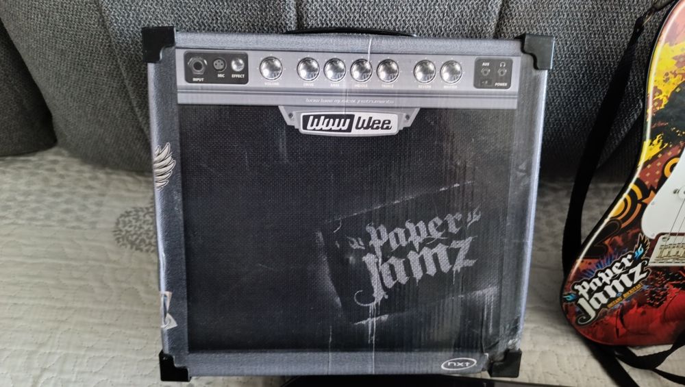 Zestaw Paper Jamz gitara perkusja wzmacniacz