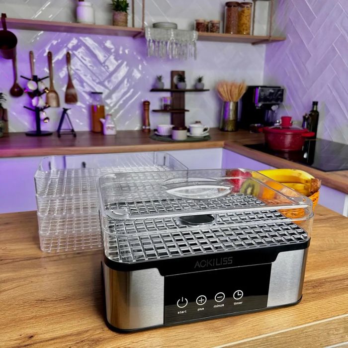 Сушарка для овочів і фруктів квадратна ACL-6801