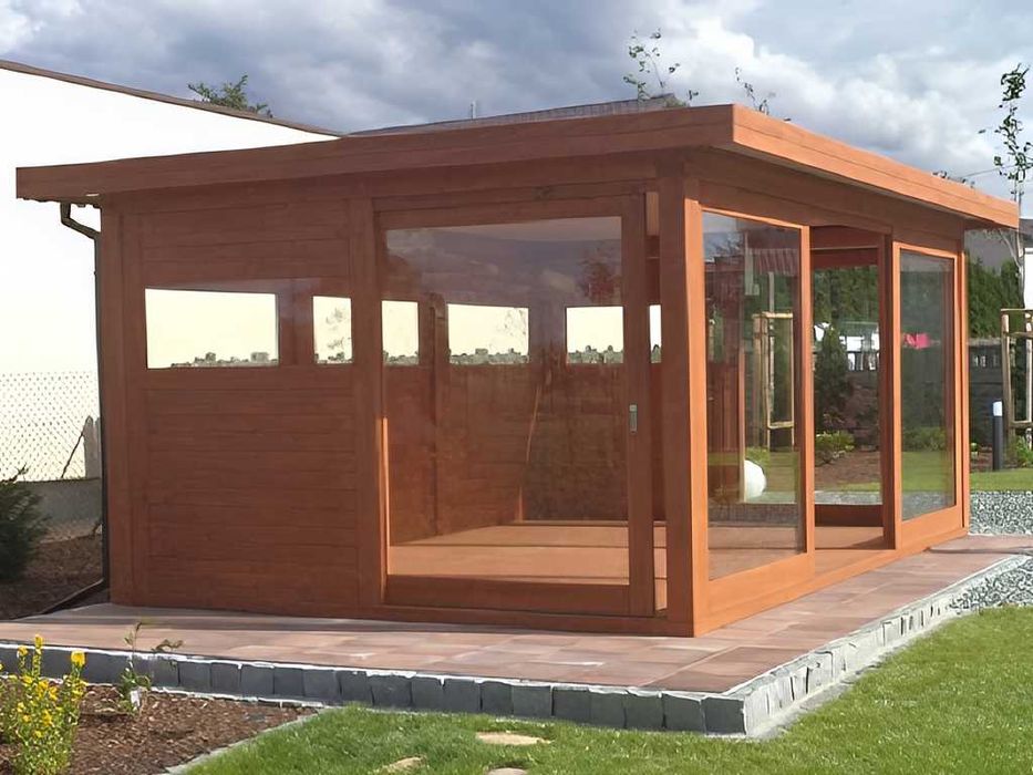 ALTANA 21 3x4,8m Szklana +Podłoga Blacha Rynny Prosto od PRODUCENTA