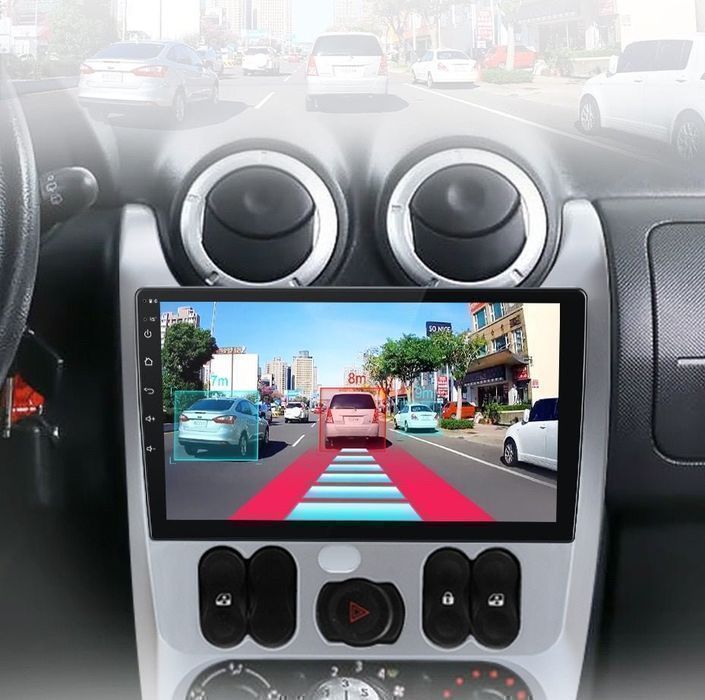 Renault Logan Sandero Dacia Duster – Radio Android 15 9" CarPlay Android Auto 4GB/64GB GPS Nawigacja Stacja Multimedialna WiFi Bluetooth DSP 4G LTE PL