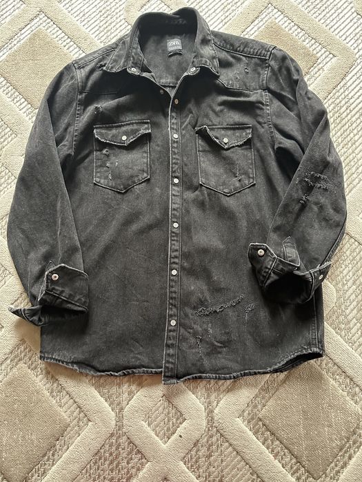 Джинсова жіноча сорочка