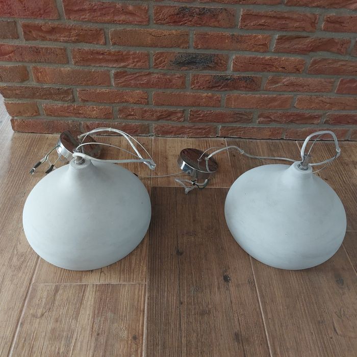 Lampy betonowe jasnoszare Westwing