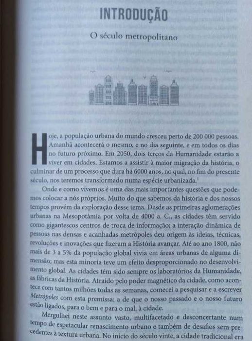 Metrópoles; A História da Cidade, a maior criação da civilização - Ben Wilson