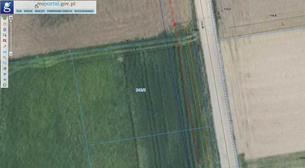 Działka Woźniki 1200 m² WARUNKI ZABUDOWY