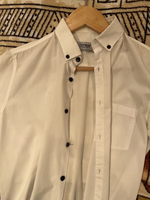 Сорочка TOPMAN slim fit біла