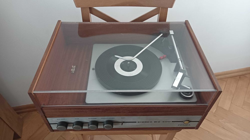 FONICA  WG-500 F gramofon,adapter PRL -super stan ! RARYTAS