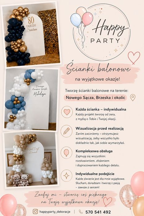 Dekoracje balonowe