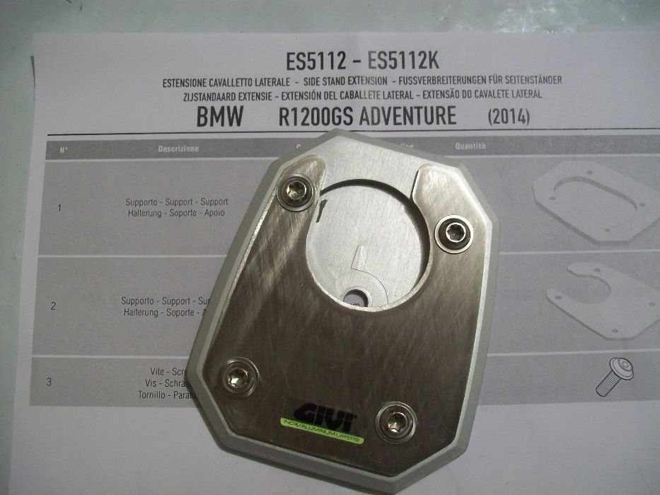 ES5112 R1200GS Adv.(14>18) i R1250 GS Adv. (19>22) BMW poszerzenie