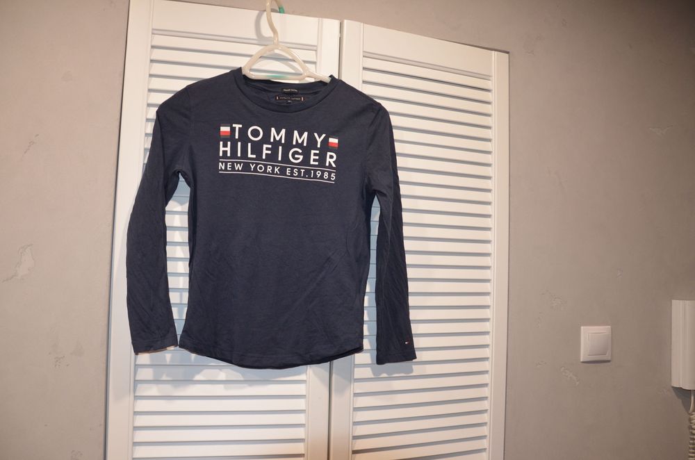 Tommy Hilfiger bluzka 10 LAT/140 cm granat